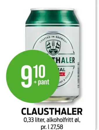 Kiwi Clausthaler original øl tilbud