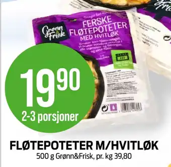 Kiwi Grønn og frisk fløtepoteter tilbud