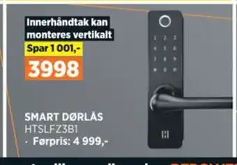 POWER SMART DØRLÅS HTSLFZ3B1 tilbud