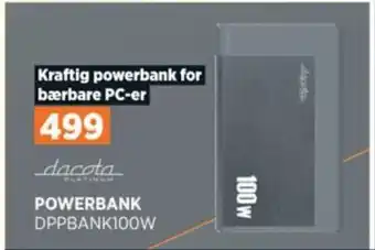 POWER POWERBANK DPPBANK100W tilbud