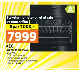 POWER INTEGRERT STEKEOVN tilbud