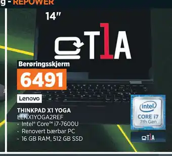 POWER THINKPAD X1 YOGA tilbud