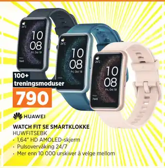 POWER WATCH FIT SE SMARTKLOKKE tilbud