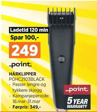 POWER HÅRKLIPPER tilbud