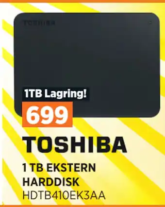 POWER 1 TB EKSTERN HARDDISK tilbud