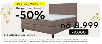 Skeidar Bergen kontinental tilbud