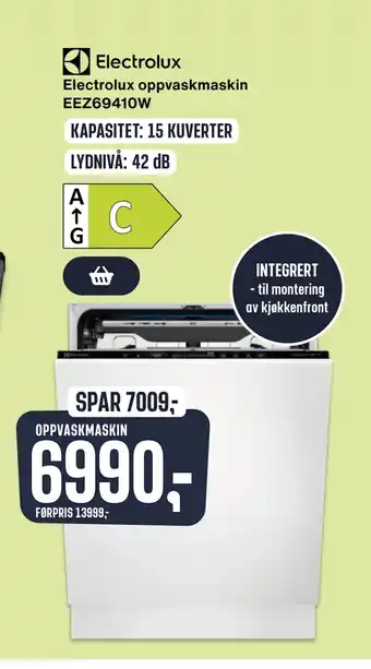 Skousen Electrolux oppvaskmaskin EEZ69410W tilbud