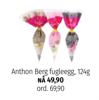 Nille Anthon Berg fugleegg, 124g tilbud