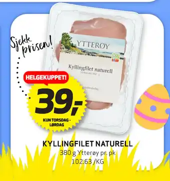 Bunnpris Kyllingfilet Naturell tilbud