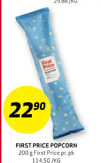 Bunnpris FIRST PRICE POPCORN tilbud