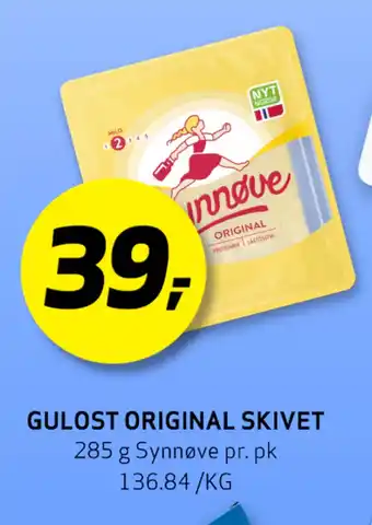 Bunnpris Gulost Original Skivet tilbud