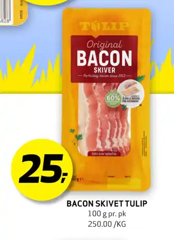 Bunnpris BACON SKIVET TULIP tilbud