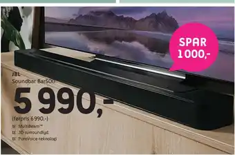 ELON JBL Soundbar Bar500 tilbud