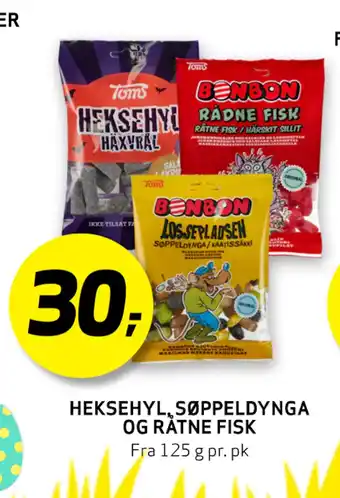 Bunnpris HEKSEHYL, SØPPELDYNGA OG RÅTNE FISK tilbud