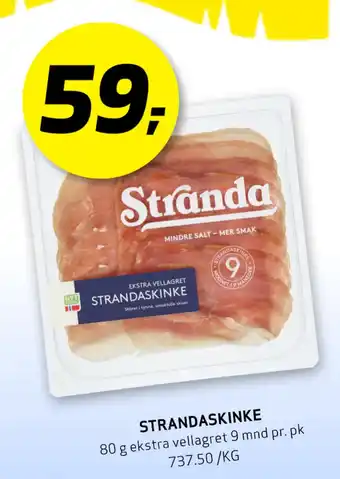 Bunnpris STRANDASKINKE tilbud