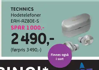 ELON TECHNICS Hodetelefoner EAH-AZ80E-S tilbud
