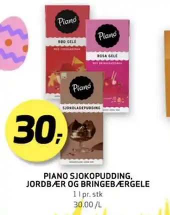 Bunnpris Piano sjokoladepudding tilbud