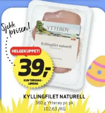 Bunnpris Ytterøy kyllingfilet tilbud