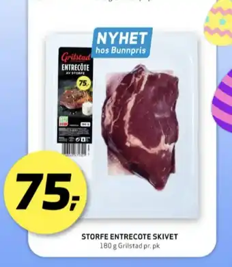 Bunnpris Grilstad entrecôte tilbud