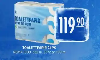 Rema 1000 Rema 1000 toalettpapir tilbud
