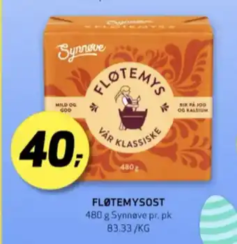 Bunnpris Synnøve finden fløtemysost tilbud