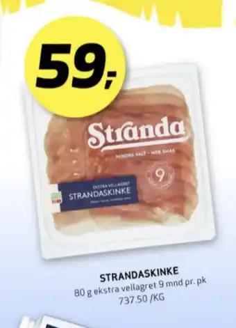 Bunnpris Stranda spekeskinke tilbud