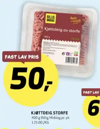Bunnpris Kløver kjøttdeig tilbud
