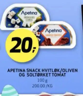 Bunnpris Apetina feta green olives & garlic tilbud