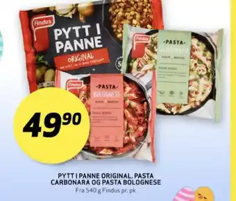 Bunnpris Findus pytt i panne tilbud