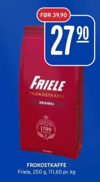 Rema 1000 Friele kaffe formalet tilbud