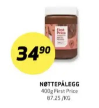 Bunnpris First price smørepålæg tilbud