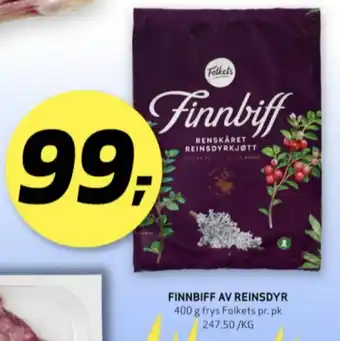 Bunnpris Folkets reinsdyrbiff tilbud