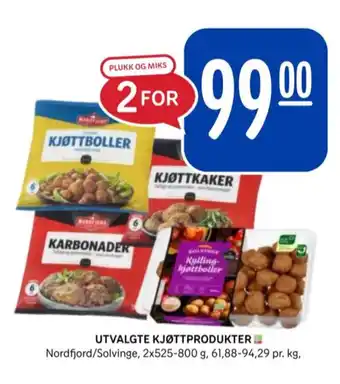 Rema 1000 Nordfjord kjøttkaker tilbud