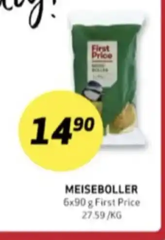 Bunnpris First price meiseboller tilbud