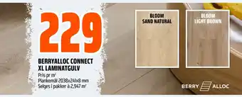 Coop Obs BERRYALLOC CONNECT XL LAMINATGULV tilbud