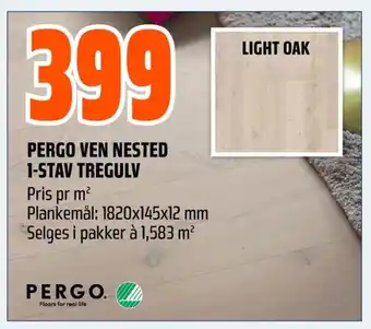 Coop Obs PERGO VEN NESTED 1-STAV TREGULV tilbud