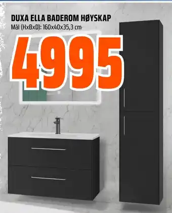 Coop Obs DUXA ELLA BADEROM HØYSKAP tilbud