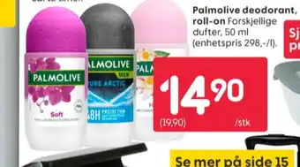 Rusta Palmolive roll-on tilbud