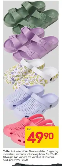 Rusta Ukjent tøfler tilbud