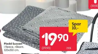 Rusta Ukjent pledd tilbud