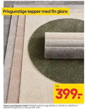 Rusta Ukjent teppe tilbud