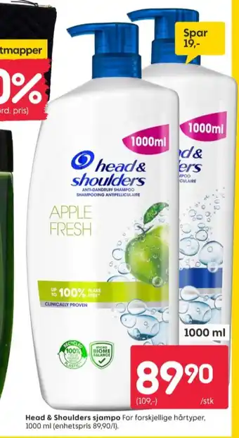 Rusta Head&shoulders shampoo tilbud