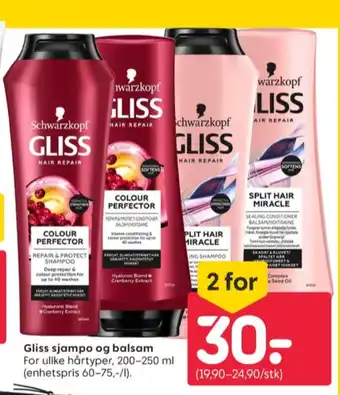 Rusta Gliss shampoo tilbud
