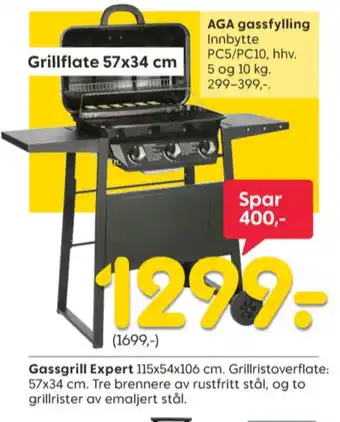 Rusta Ukjent gassgrill tilbud