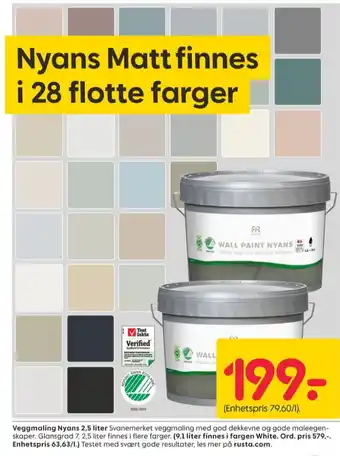 Rusta Nyans maling tilbud