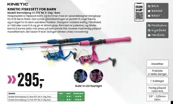 Sport Outlet KINETIC FISKESETT FOR BARN tilbud