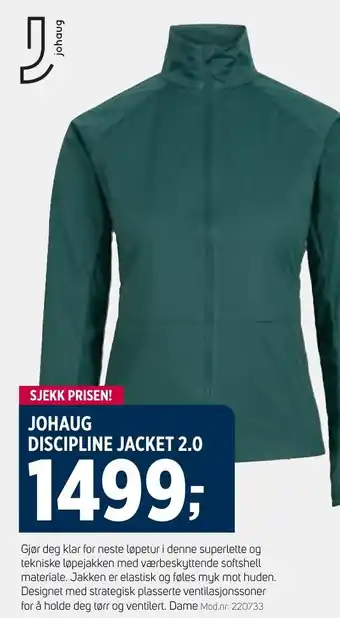 Sport 1 JOHAUG DISCIPLINE JACKET 2.0 tilbud