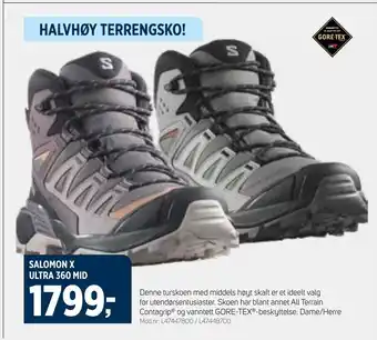 Sport 1 SALOMON X ULTRA 360 MID tilbud