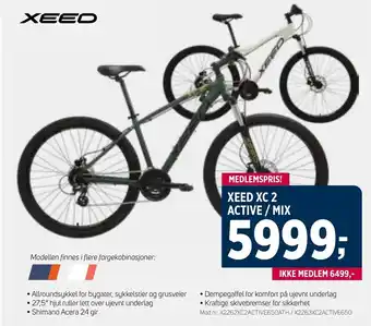 Sport 1 XEED XC 2 ACTIVE / MIX tilbud