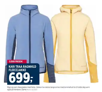 Sport 1 KARI TRAA RAGNHILD FLEECEJAKKE tilbud
